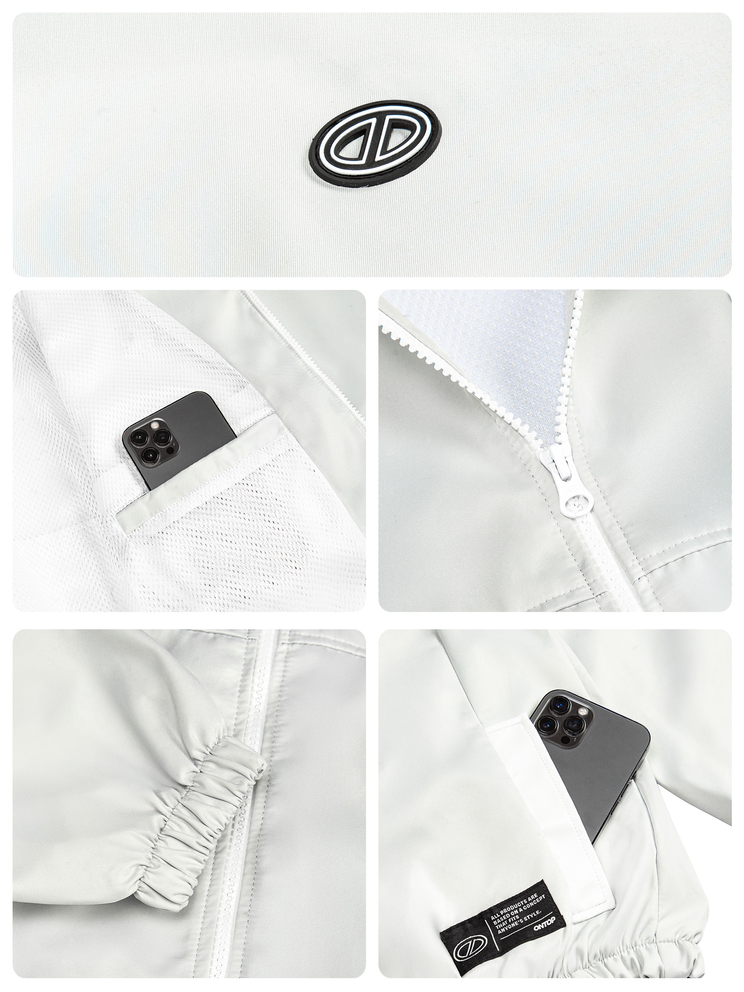 Áo khoác gió phối màu ONTOP