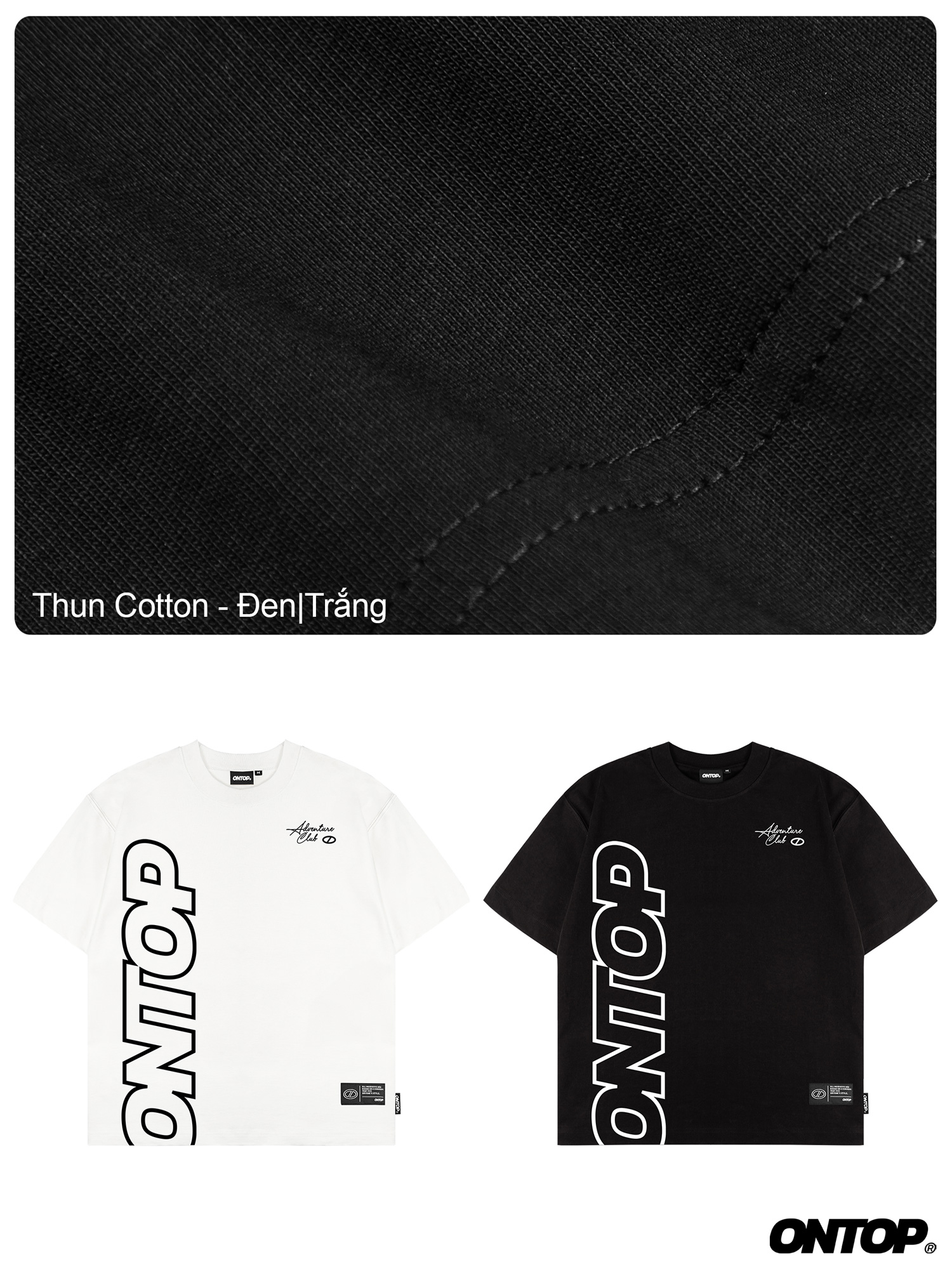 Áo phông rộng nam ONTOP