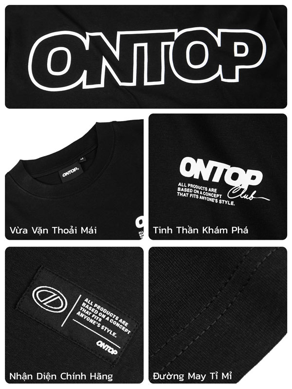 Áo thun dài tay nam nữ ONTOP