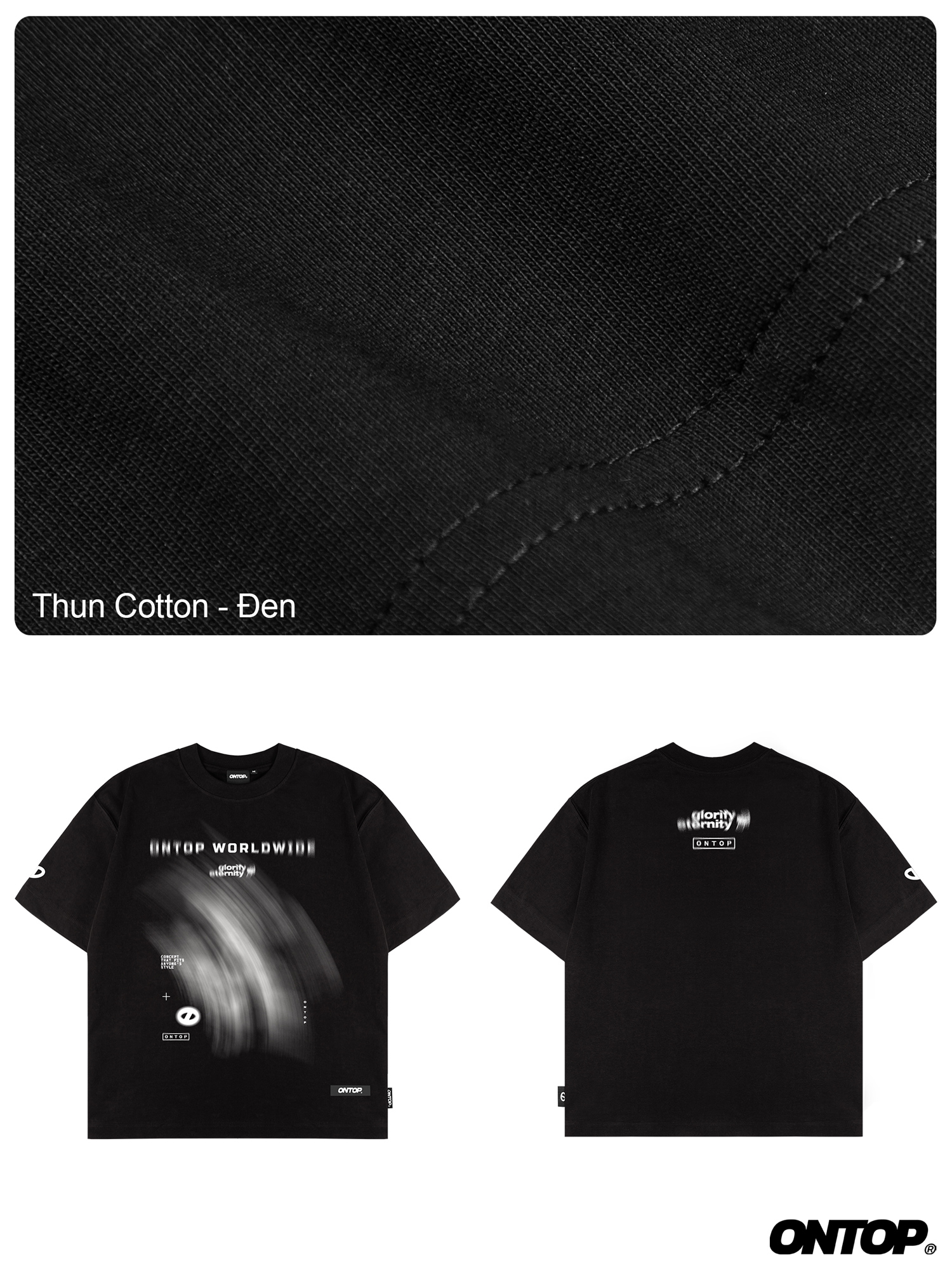 Áo thun in hình chất ONTOP