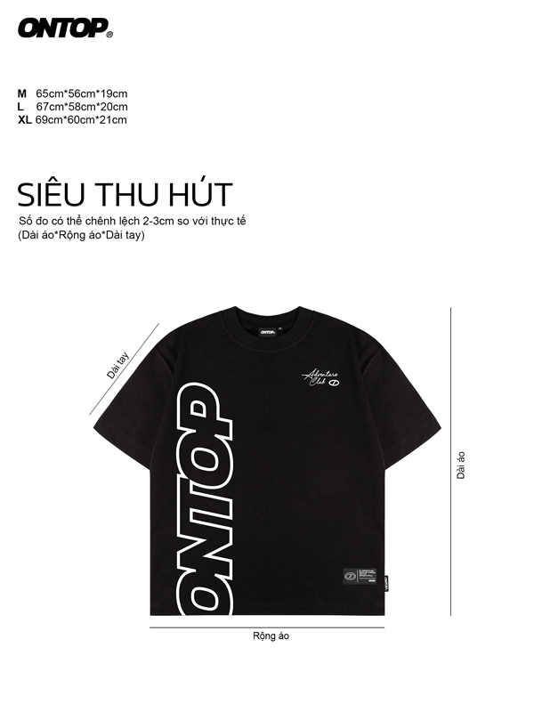 Áo thun nam cổ tròn basic local brand ONTOP