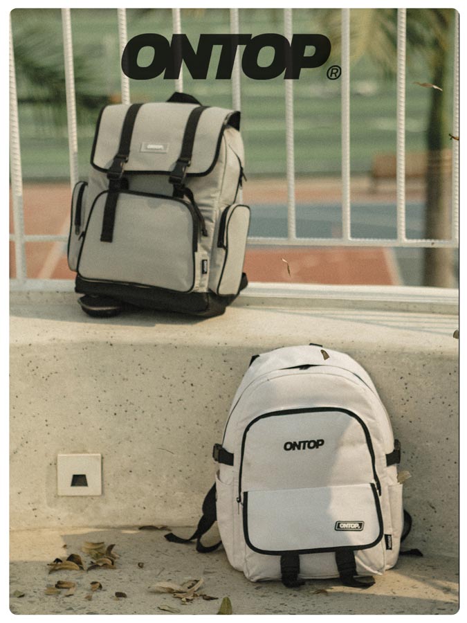 Balo canvas basic màu đen ONTOP