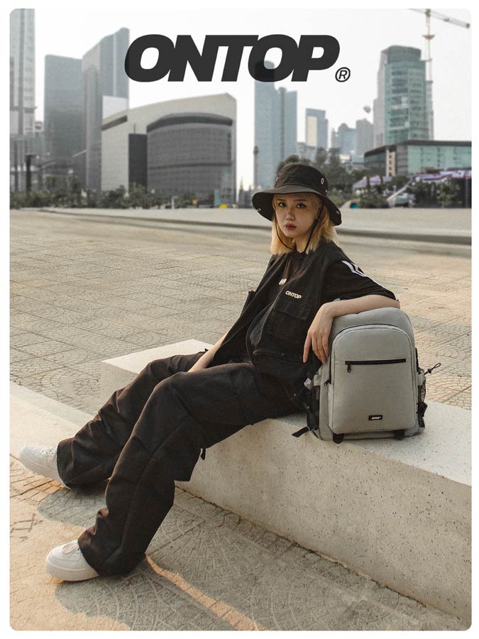 Balo đi học nữ canvas