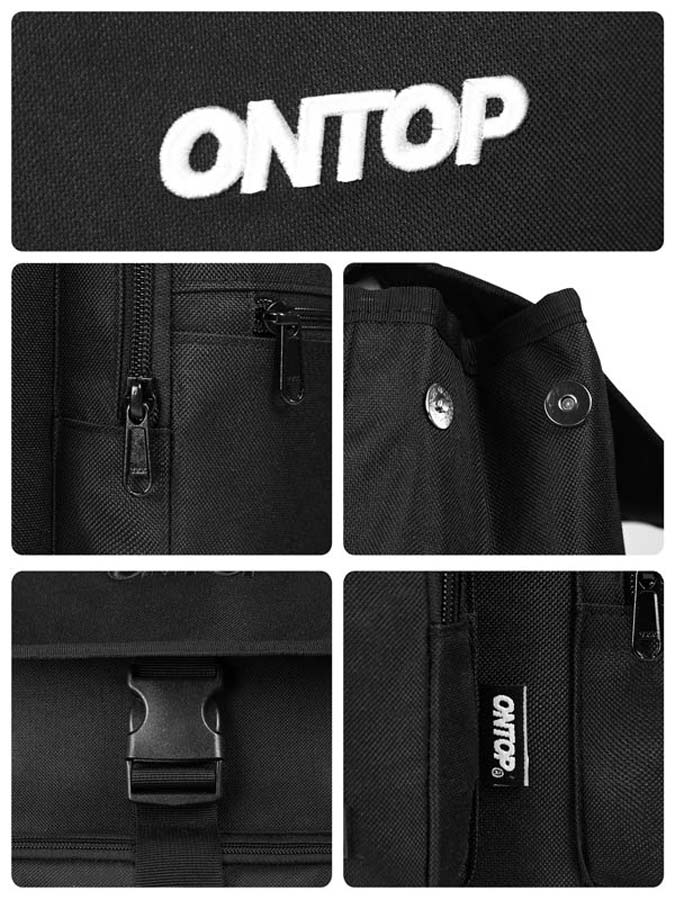 Balo vải canvas nắp gập ONTOP