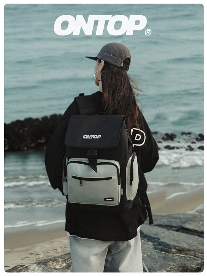 Balo vải canvas nắp gập ONTOP