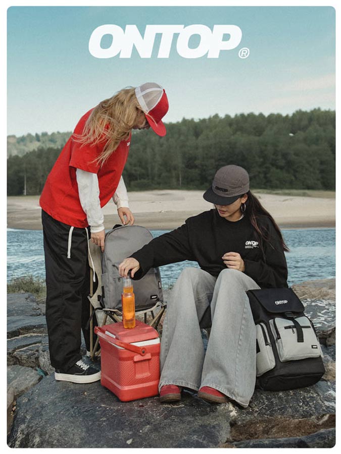 Balo vải canvas nắp gập ONTOP