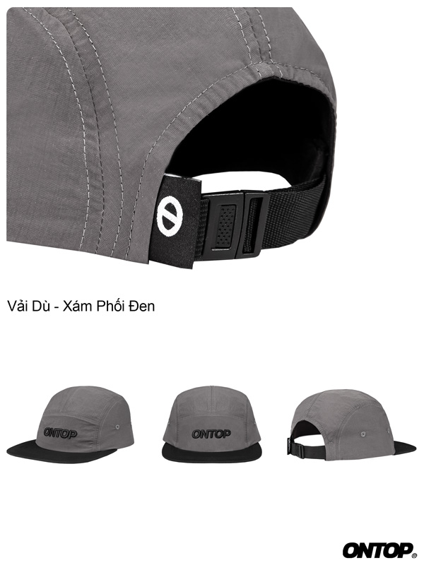 Mũ Snapback chính hãng local brand Ontop màu xám