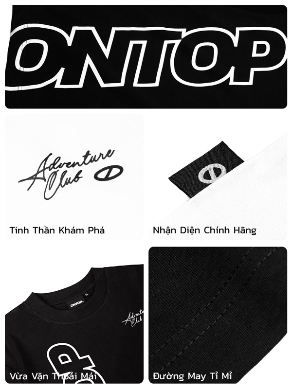 Áo thun nam cổ tròn basic local brand ONTOP