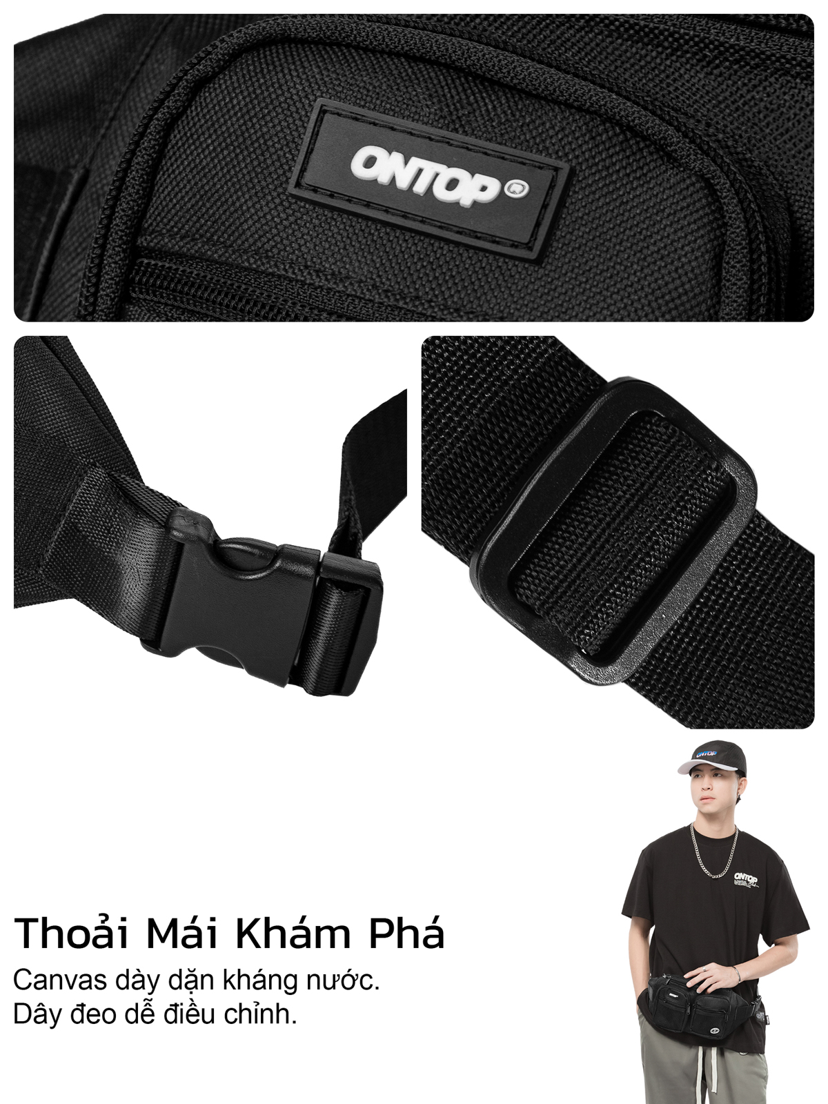 Túi bao tử đeo hông Ontop