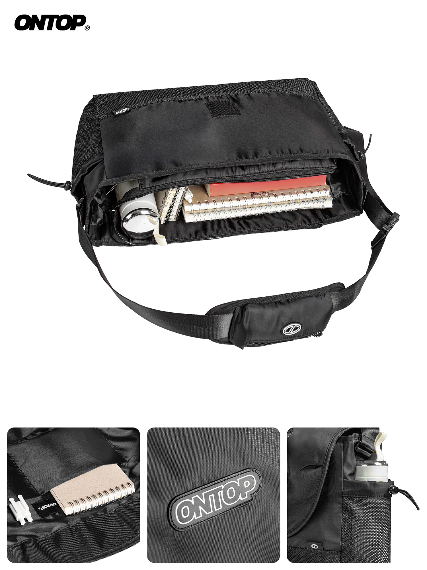 Túi đeo chéo nam ONTOP Expedition Messenger Bag