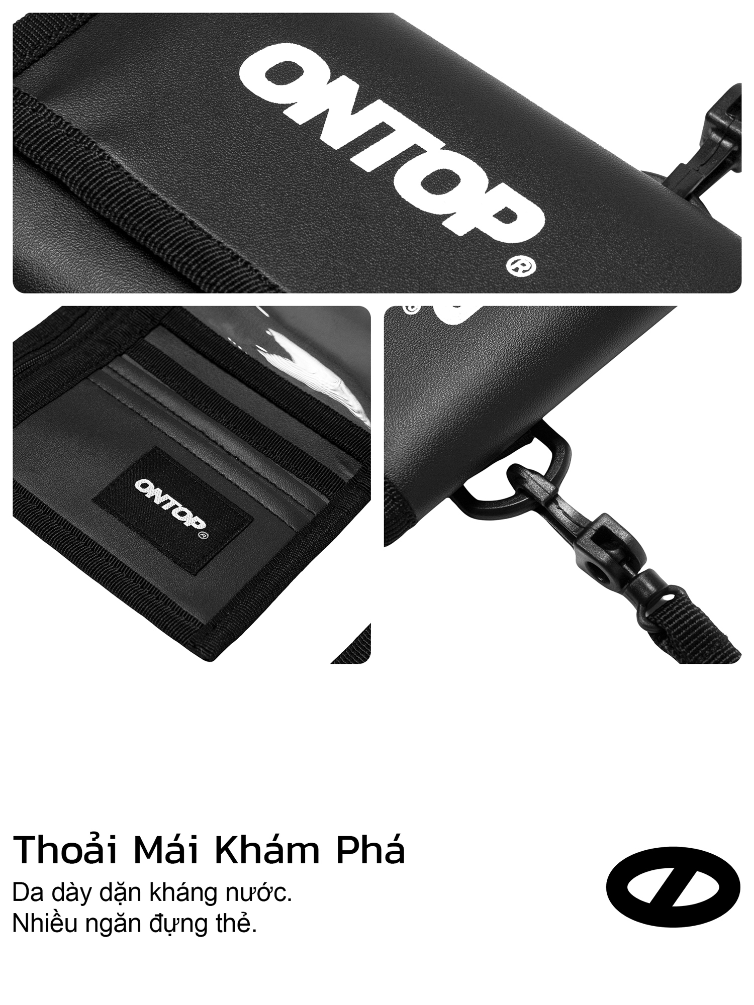 ví da nam nhỏ gọn ONTOP