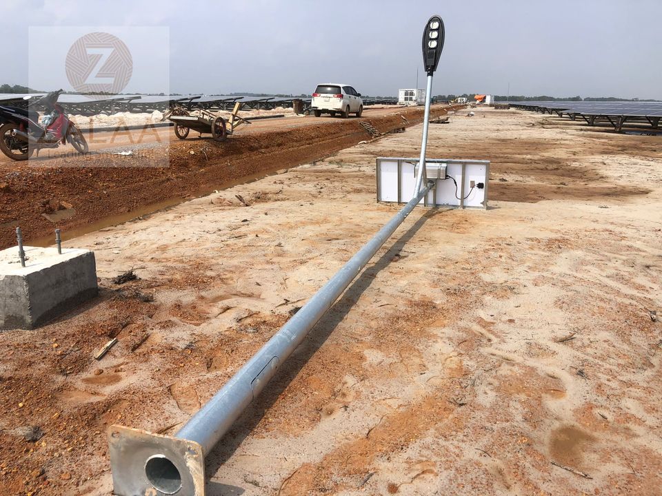 Dự án đèn năng lượng mặt trời Zalaa Solar Lighting tại tại nhà máy điện năng lượng mặt trời Gio Thành - Quảng Trị