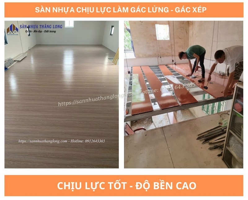 Giá sàn nhựa chịu lực gác xép gác lửng
