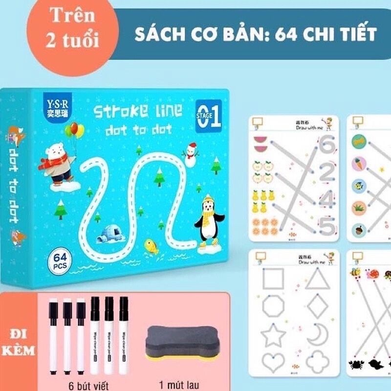  Đồ Chơi Sách Tập Viết Thông Minh Đồ Chơi Sách Tập Viết Thông Minh Xoá Được