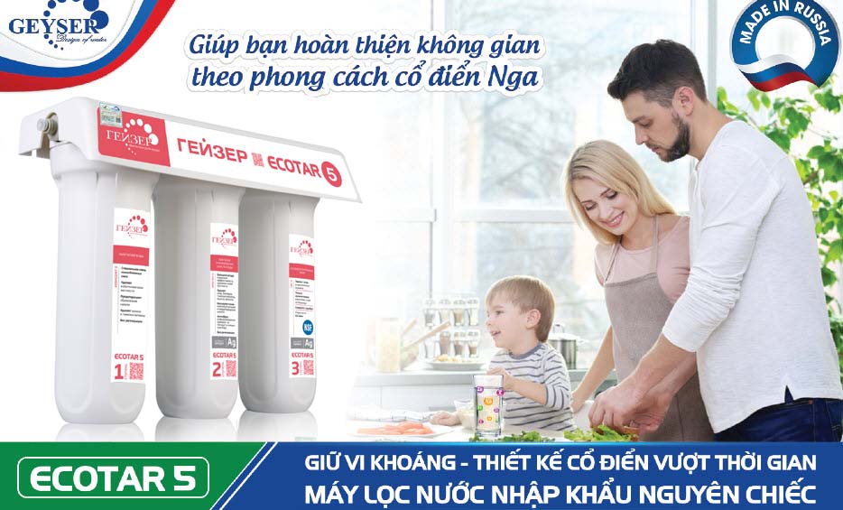 Máy lọc nước Nano Geyser Ecotar 5