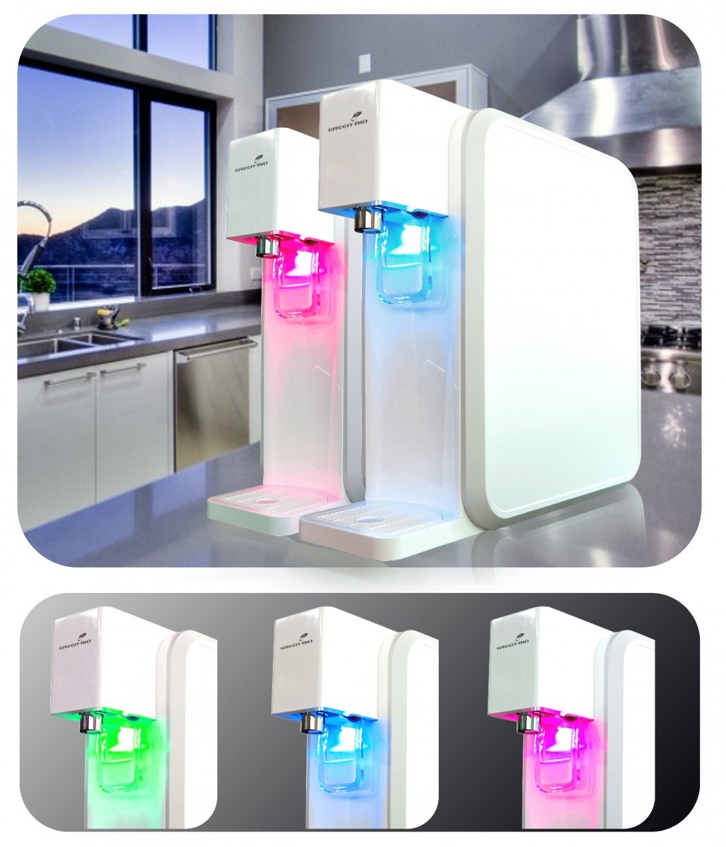 Máy lọc nước uống tạo ion kiềm Green Bio Hàn Quốc - 3 Lõi 6 Bước Lọc