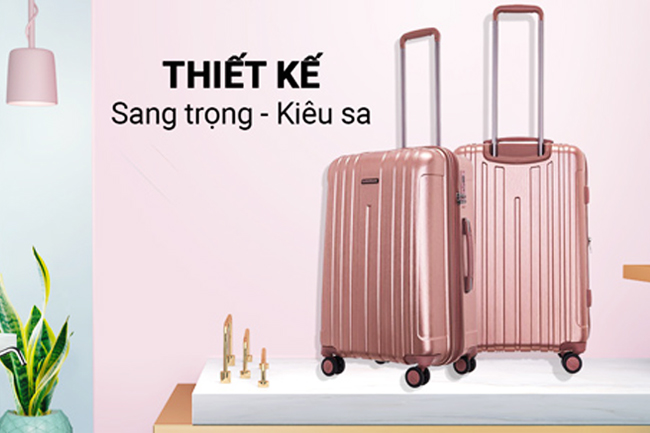 Vali nhựa Adele AD1706 sành điệu phong cách Pháp