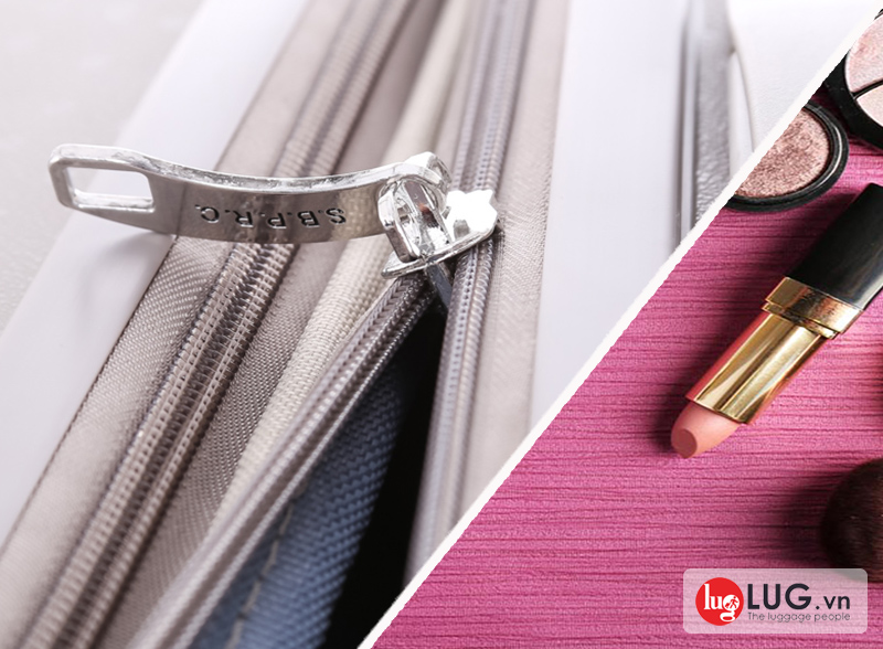 Son hoặc sáp nến có thể làm mượt dây kéo vali