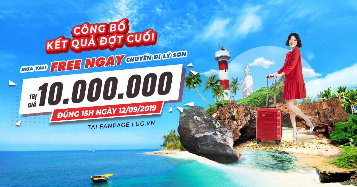 Mua vali free chuyến đi