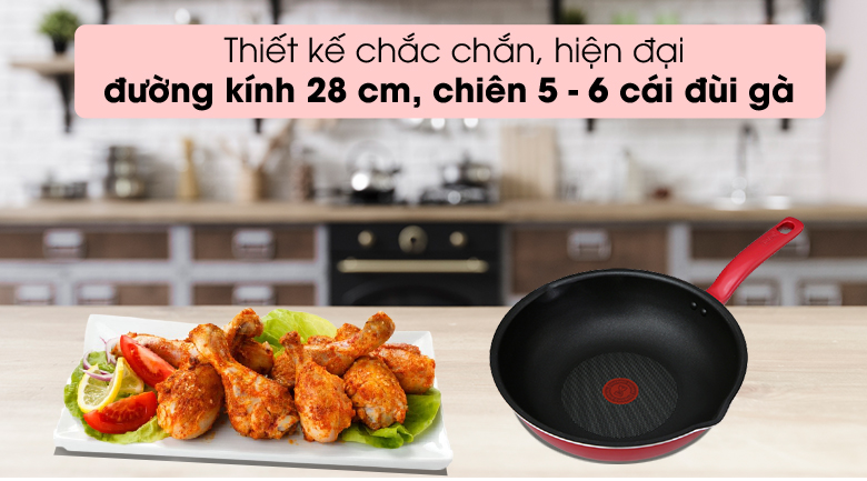 Chảo sâu lòng So Chef 28cm chiên được nhiều