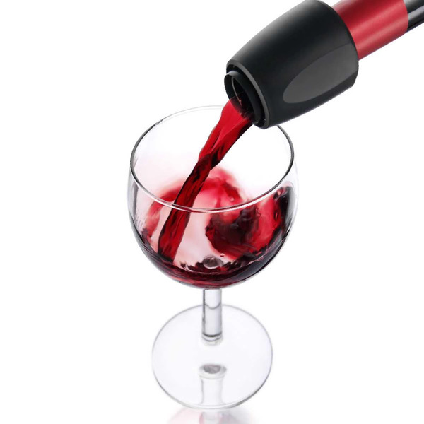 Dụng cụ rót rượu làm bằng nhựa cao cấp và thiết kế tương thích với mọi loại chai rượu vang