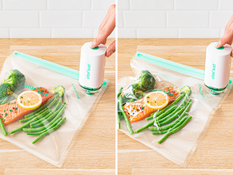 (Cách sử dụng máy theo các bước 3 và 4)