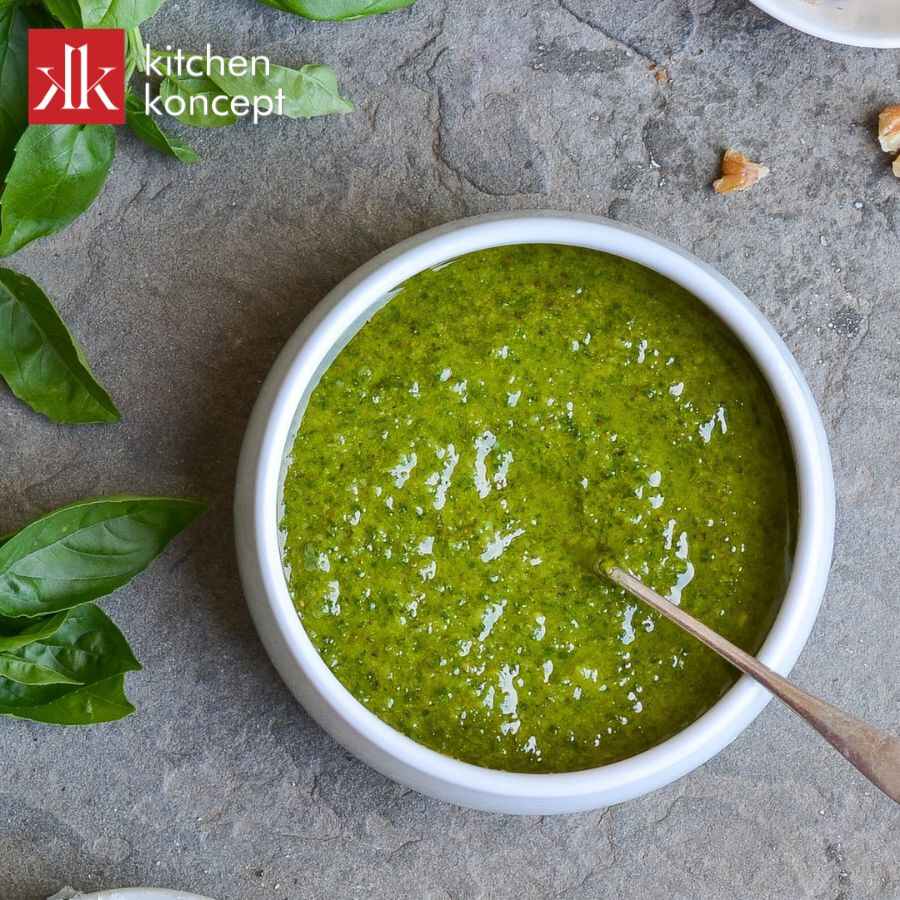 Bảo quản sốt Pesto cho món mì Ý sốt Pesto
