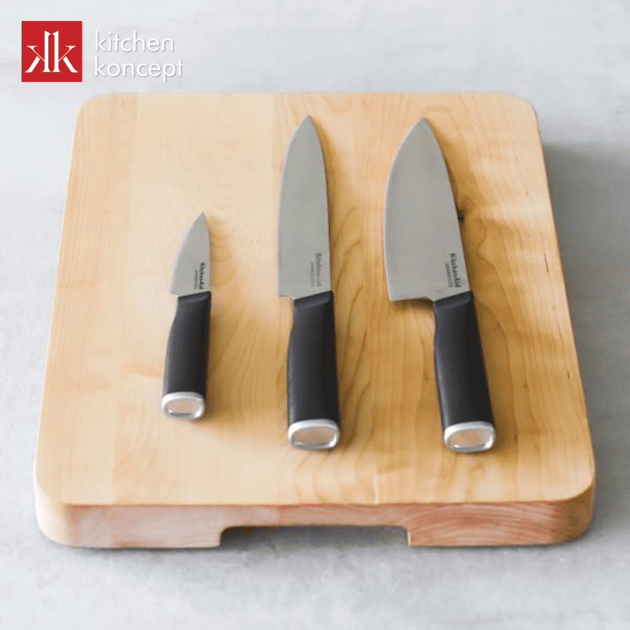 Bộ dao đầu bếp 3 món KitchenAid