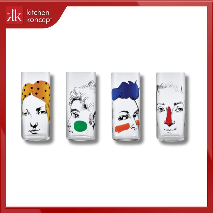 Bộ ly Finesse Artist Highball NUDE - 4 cái