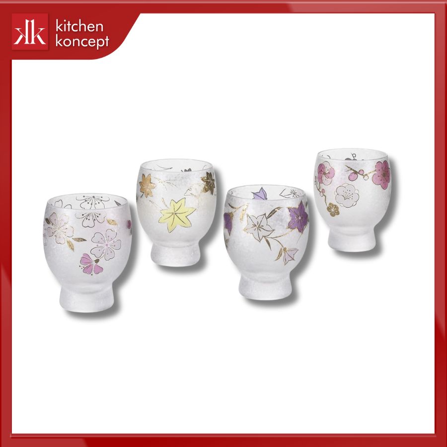 Bộ ly Sake Aderia Shiki Meguri