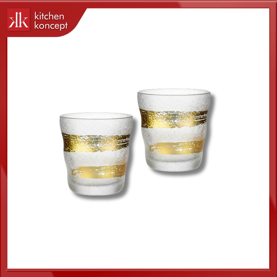 Bộ ly thủy tinh Aderia Gold Ichimonji