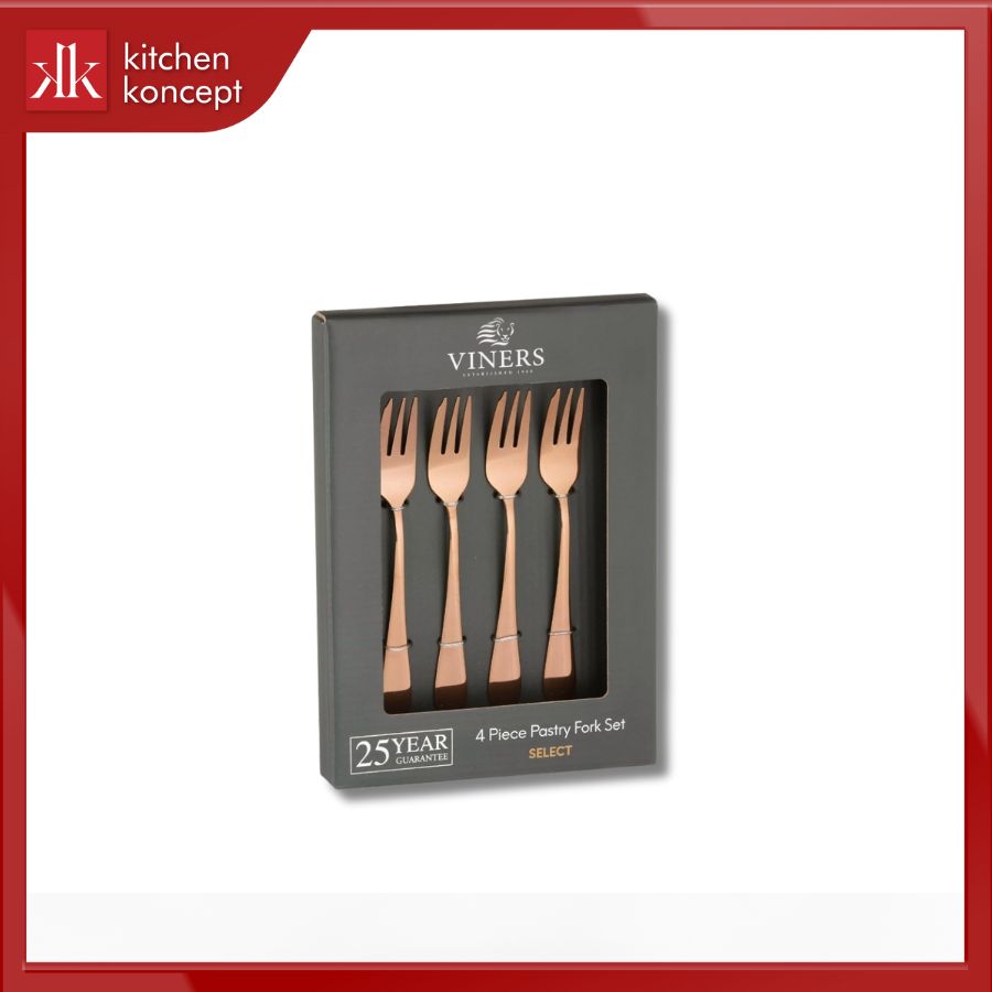 Bộ nĩa Select màu đồng 4 món chính hãng