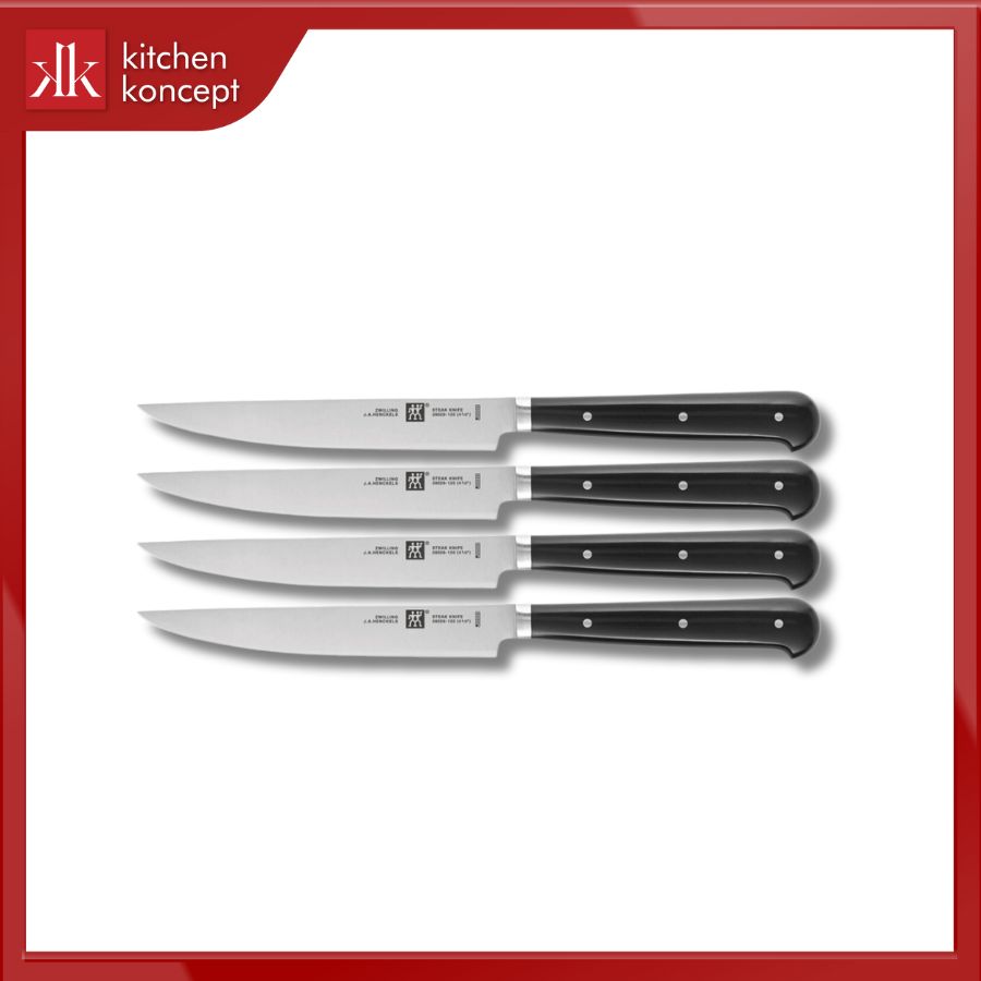 Bộ 4 dao bít tết ZWILLING Steak màu đen
