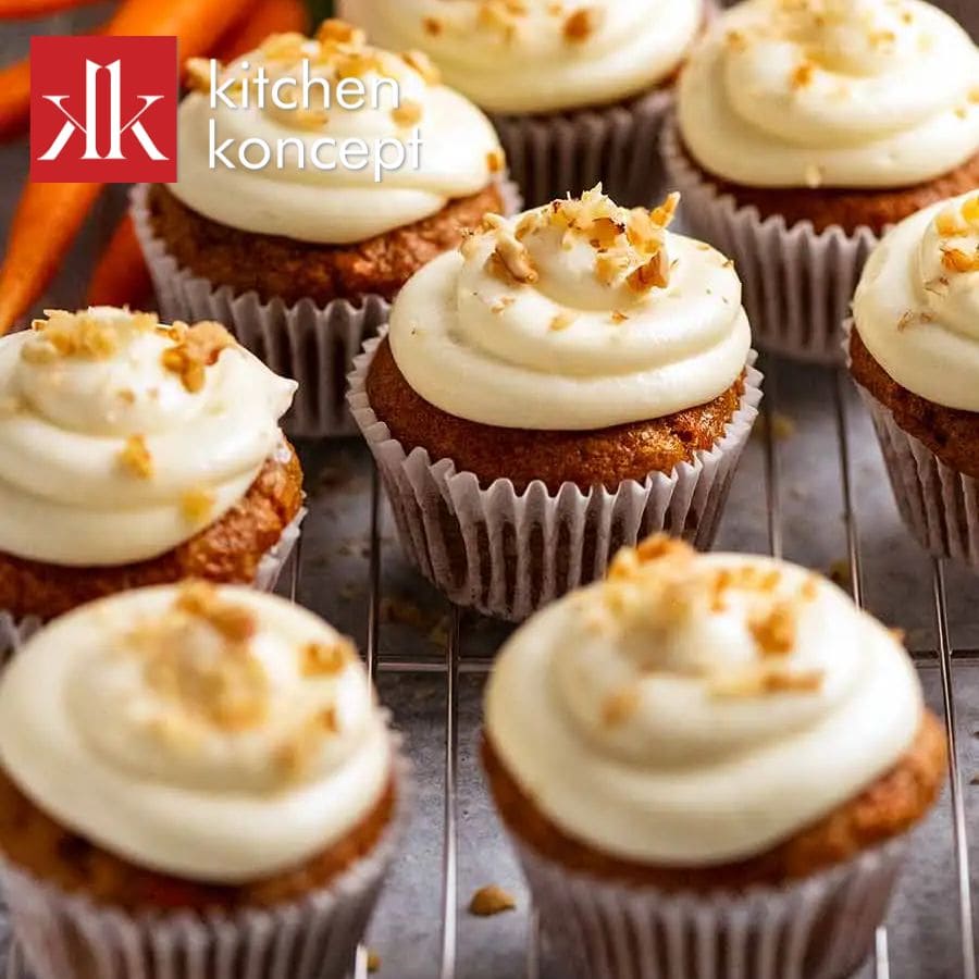 Cách làm bánh Cupcake cà rốt