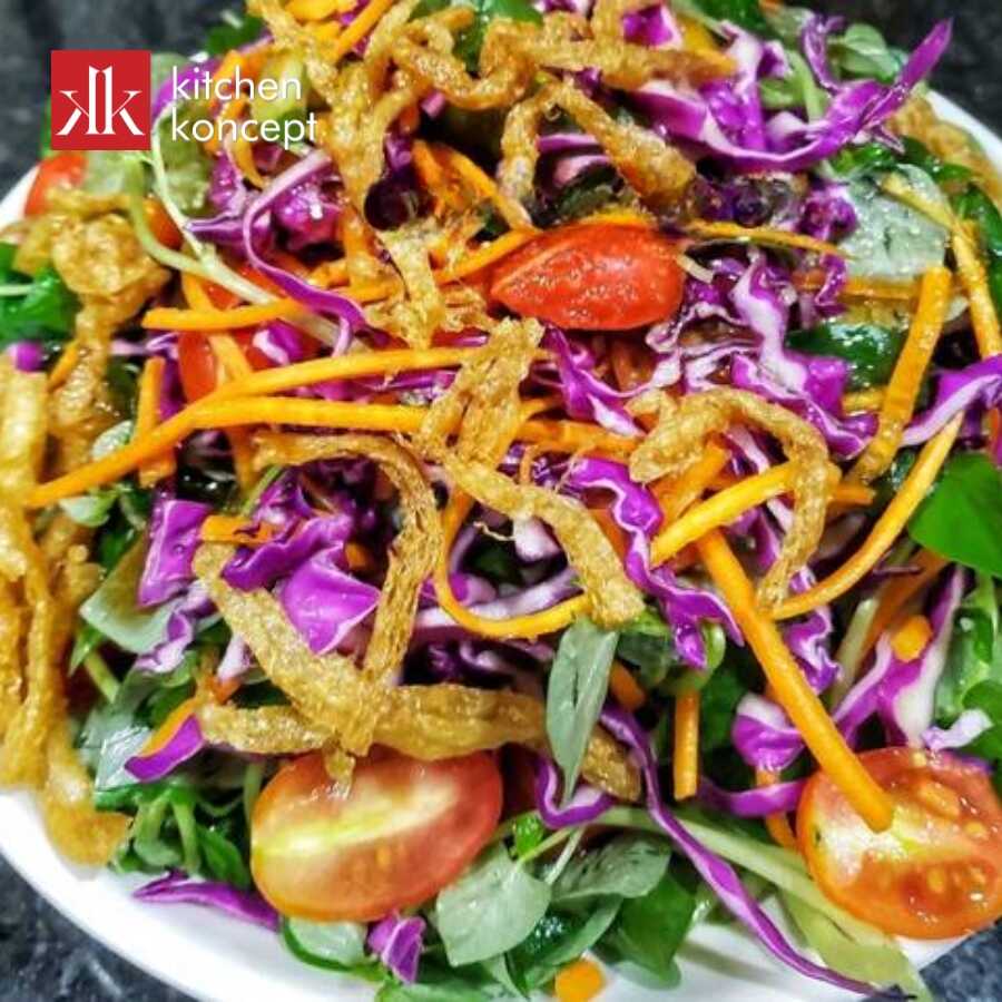 Cách làm gỏi bắp cải chay