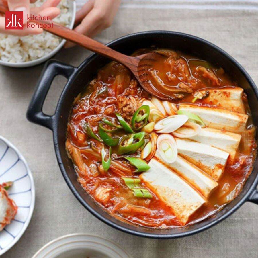 Hướng dẫn cách nấu canh kim chi đậu phụ