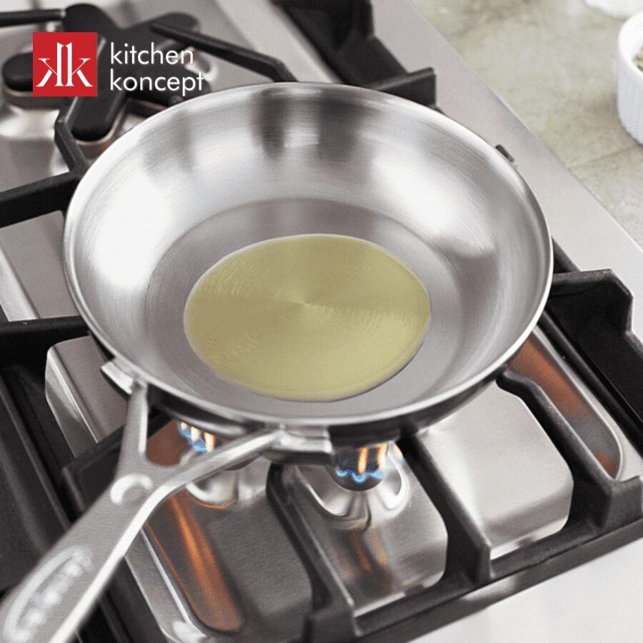 Cách tôi chảo inox dễ dàng