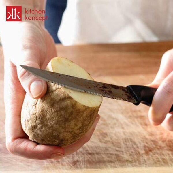 Cách vệ sinh dao rỉ sét bằng khoai tây