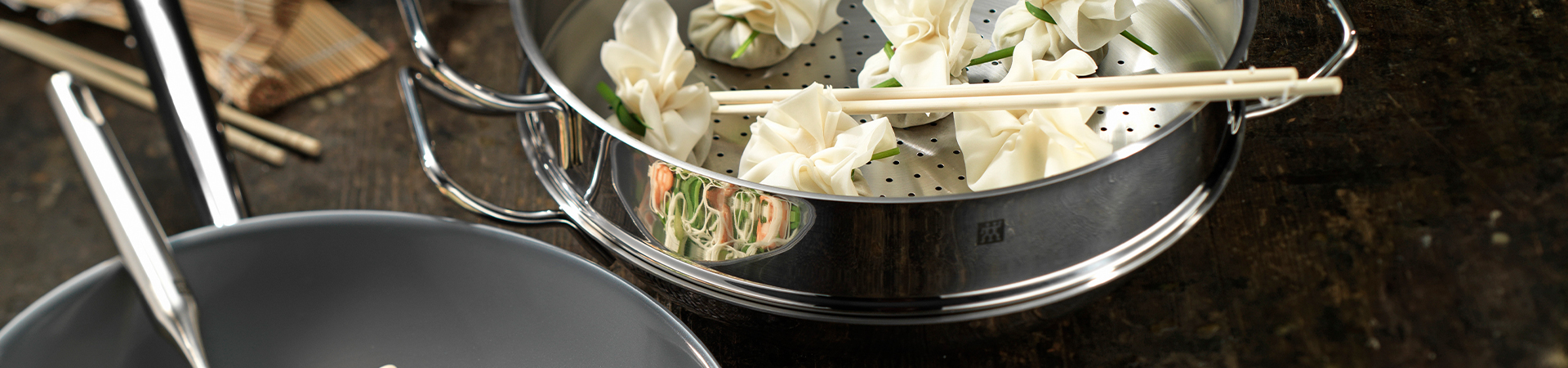 Chảo wok & xửng hấp