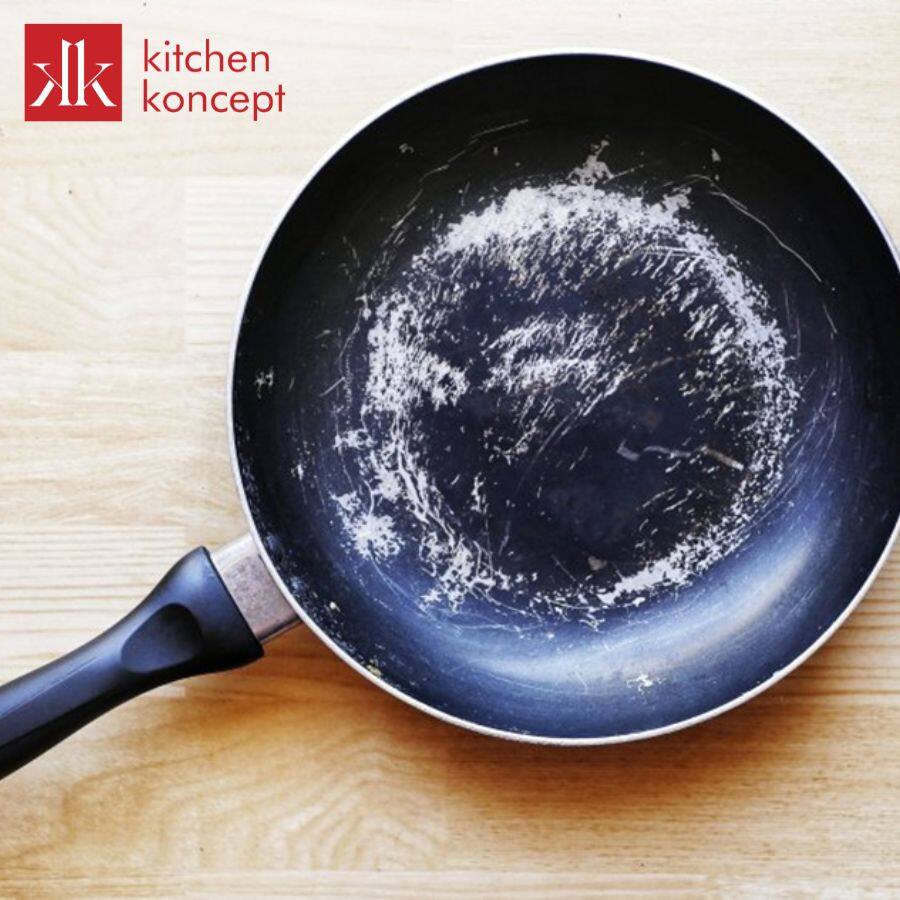 Chảo bị tróc lớp chống dính theo thời gian là điều khó tránh khỏi