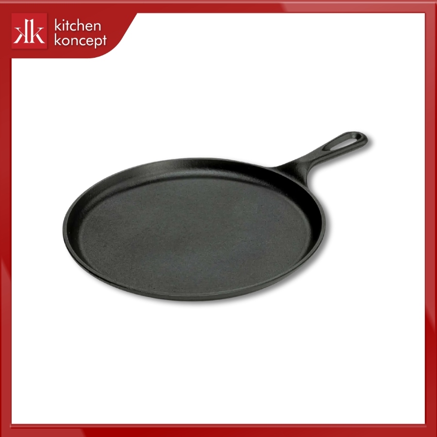 Chảo gang nướng đáy phẳng truyền nhiệt đều