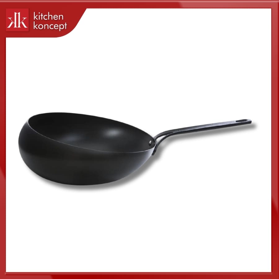 Chảo Wok thép carbon BK chính hãng