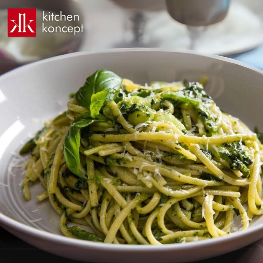 Mì Ý sốt Pesto là một bữa tối hoàn hảo cho bạn