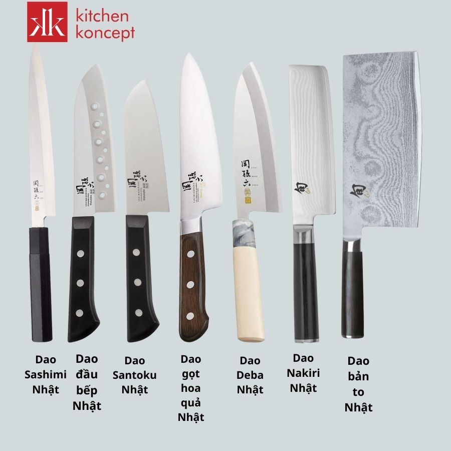 Các mẫu dao KAI chính hãng có tại Kitchen Koncept