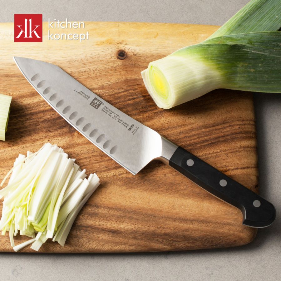 Dao Santoku Hollow ZWILLING Pro