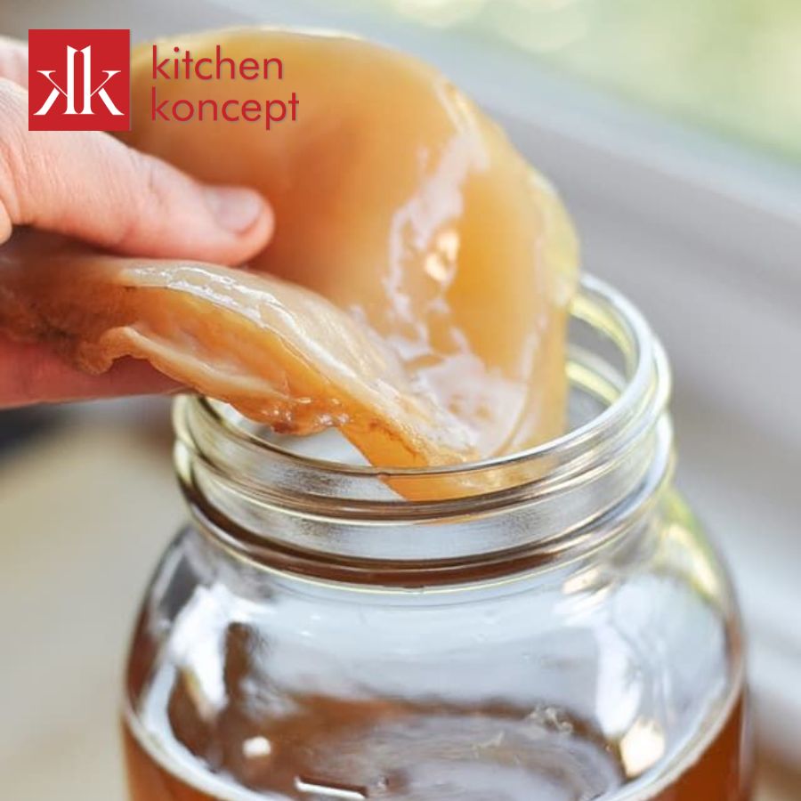 Quan sát màu sắc để biết trà kombucha thành công