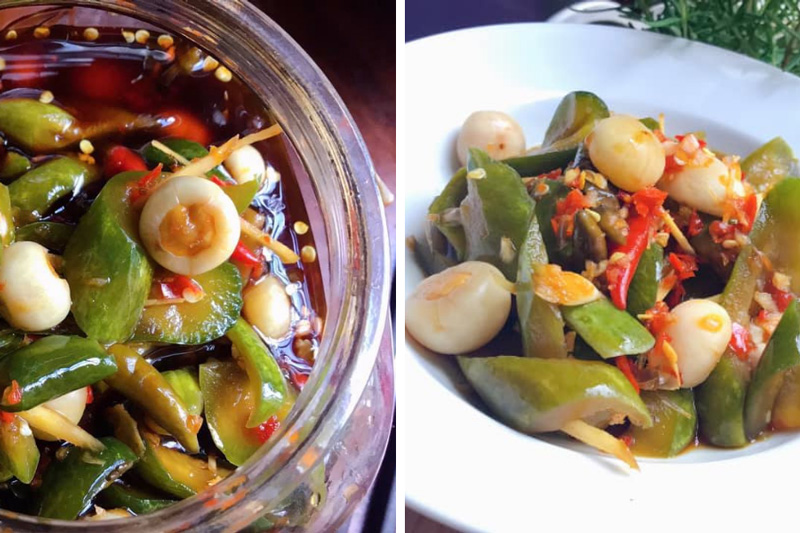 Dưa leo muối cà pháo nước tương tỏi ớt Làm dưa leo muối cà pháo nước tương tỏi ớt