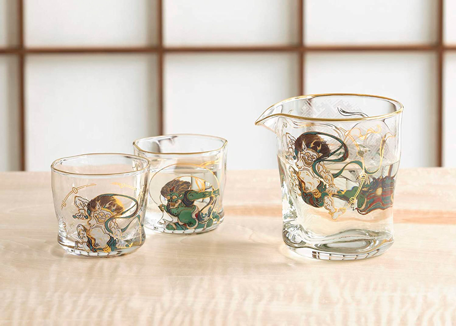 Fujin Raijin - Bộ ly Sake - 3 món
