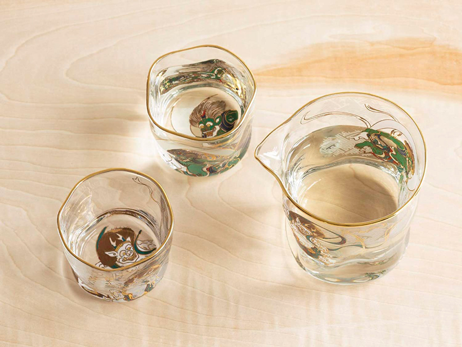 Fujin Raijin - Bộ ly Sake