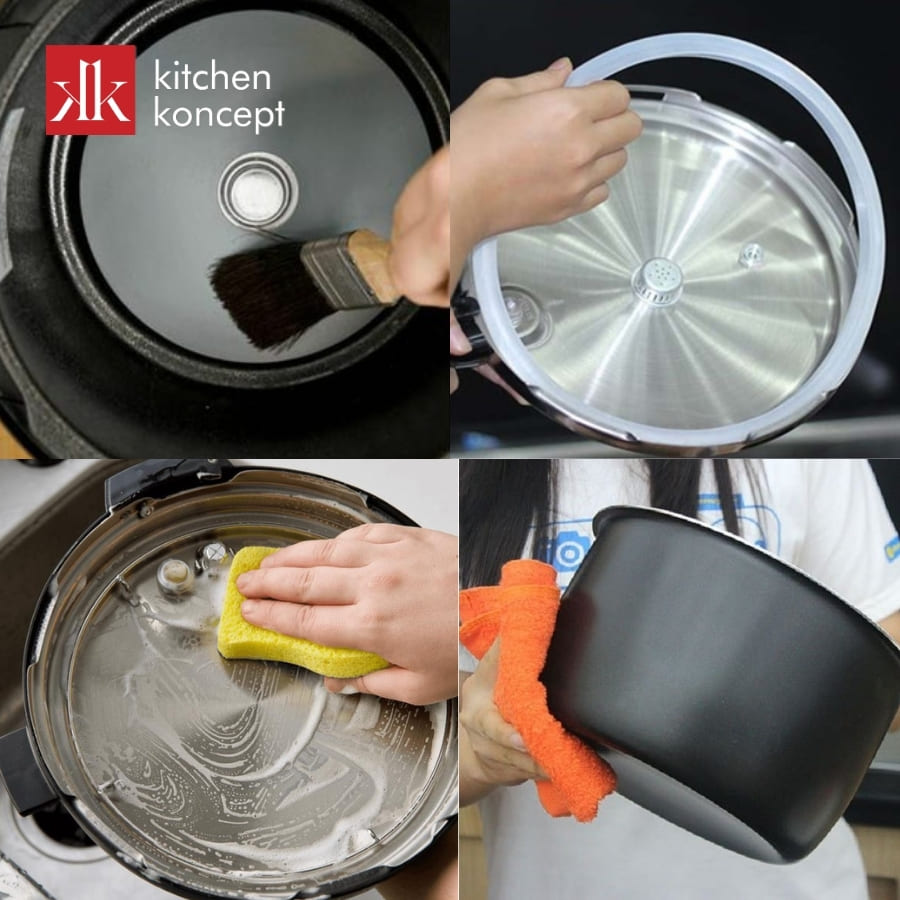 Hướng dẫn vệ sinh nồi áp suất điện đúng cách